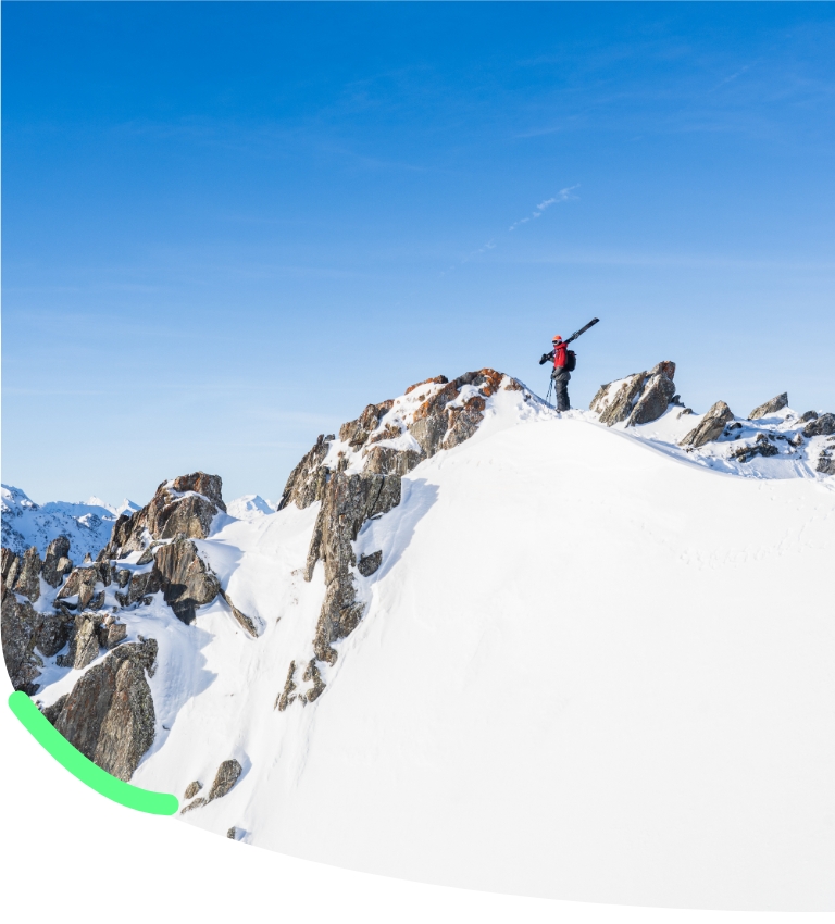 Vous êtes presque sur les pistes ! Vue sur les pistes du Grand Tourmalet (La Mongie)