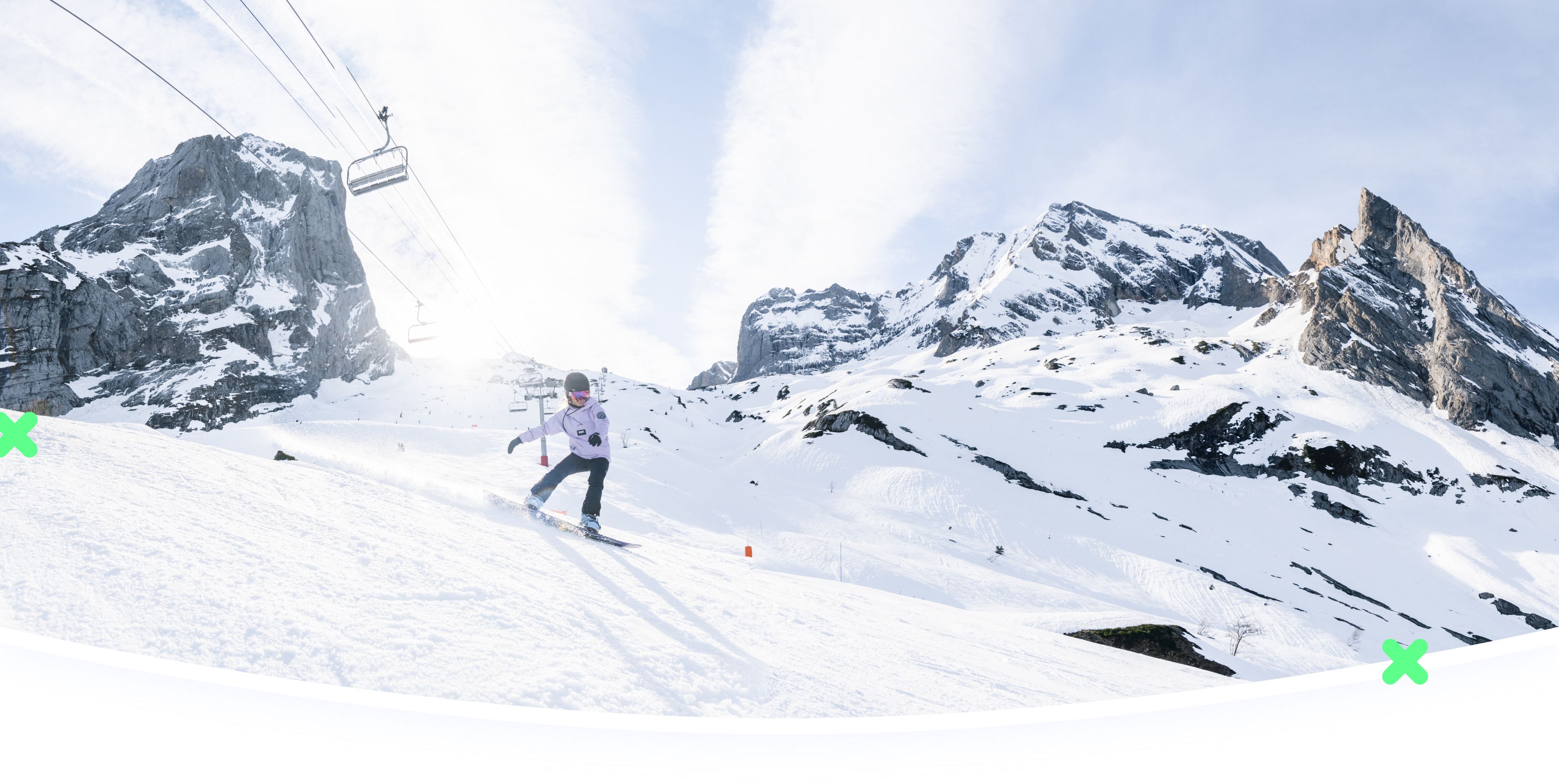 Ski & snowboard pendant les vacances à Gourette