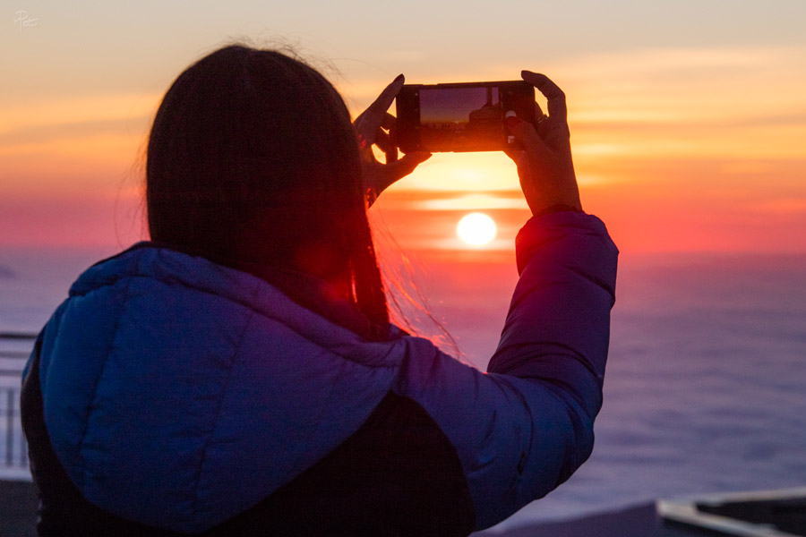 Coucher de soleil au Pic du Midi en été