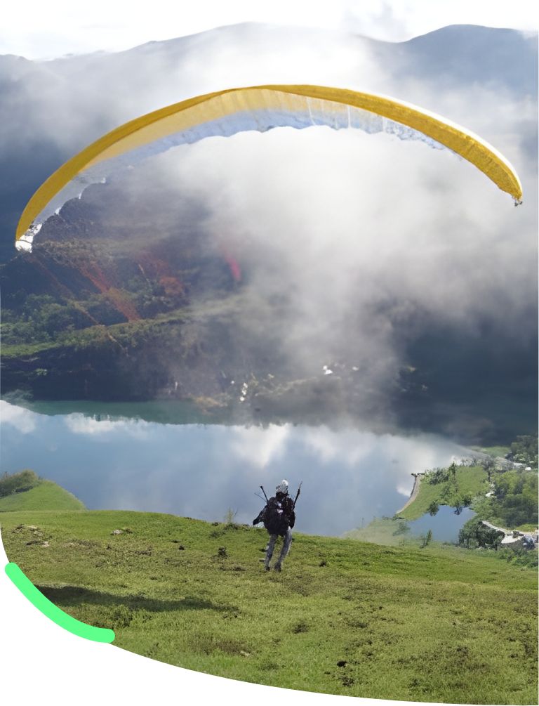 Parapente biplace