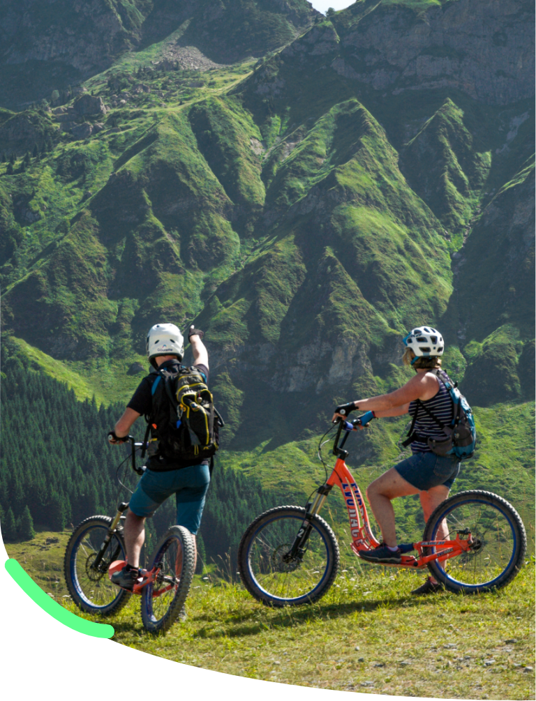 Trotinette de montagne à gourette n'py