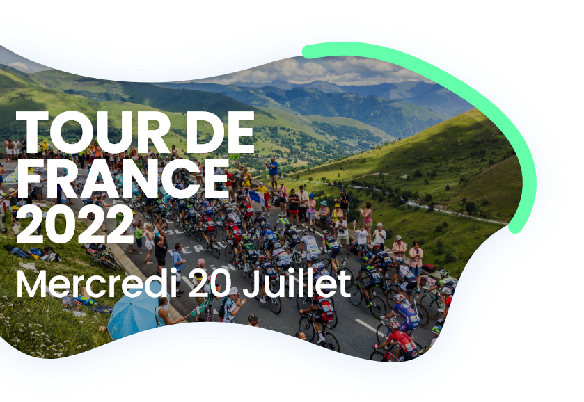 Encarts tour de france 2022 à peyragudes