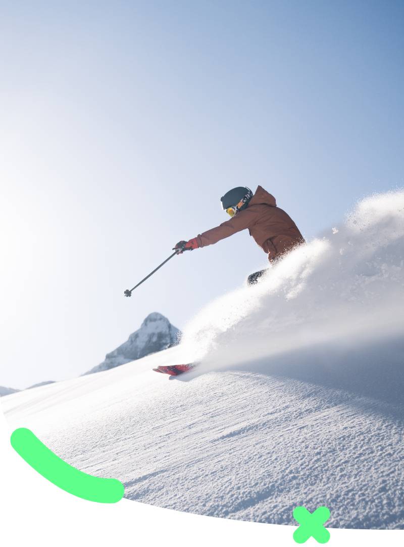 Skieur Pyrénées
