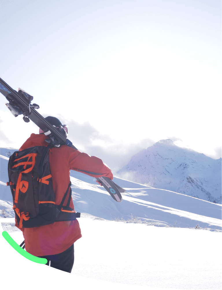 Skieur Gourette