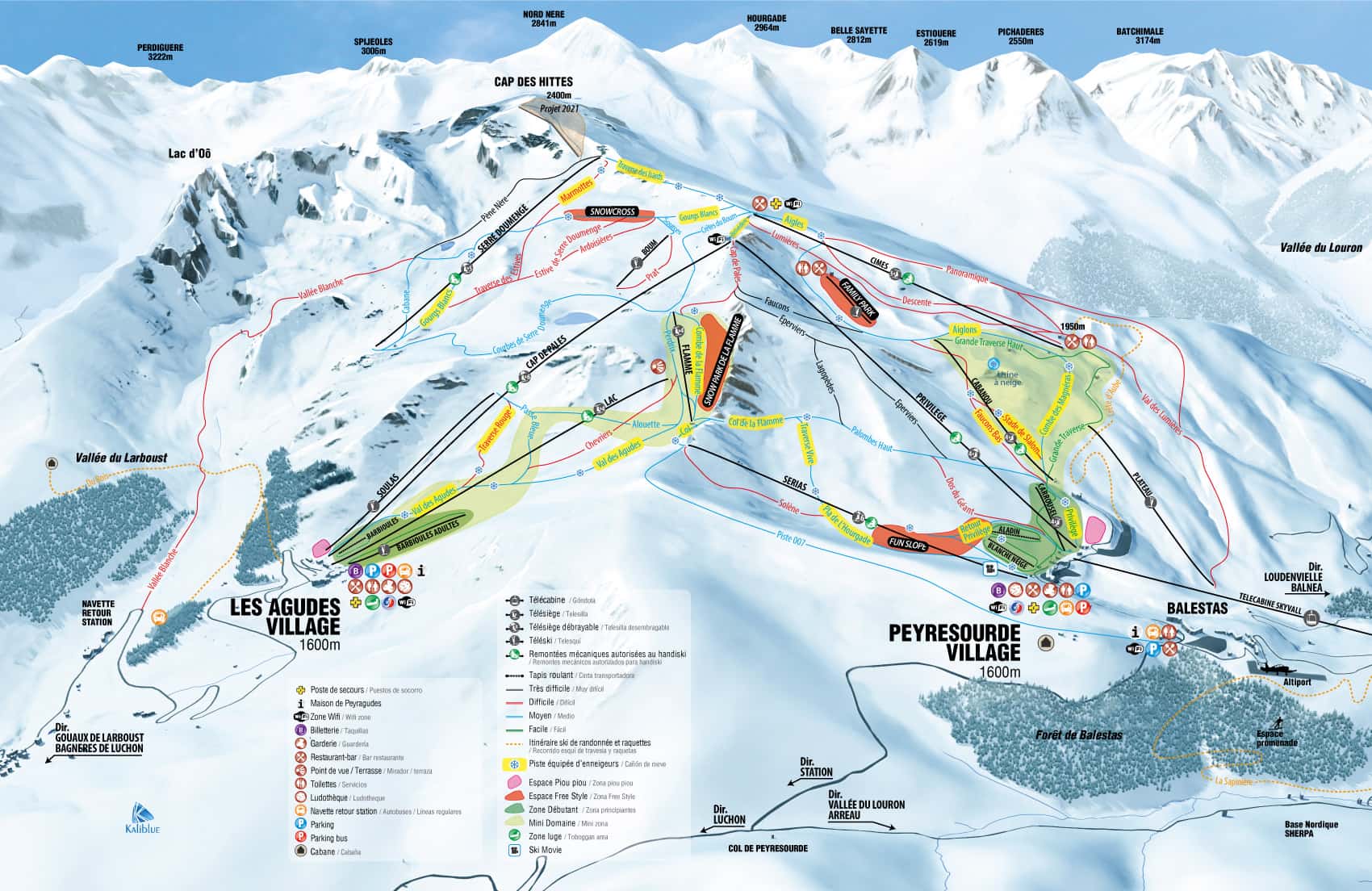 Carte Flex Peyragudes Grand Domaine