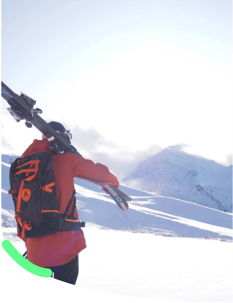 skieur vacances cauterets