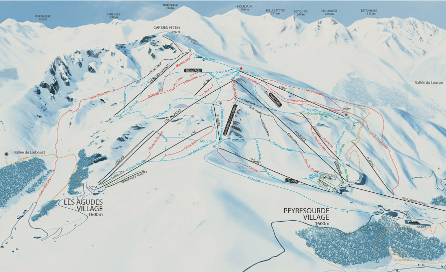 plan emplacement restaurants altitude peyragudes