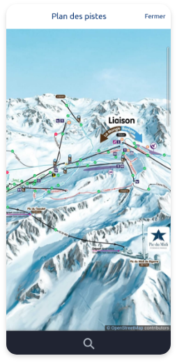 application ski plan pistes
