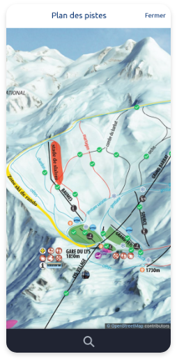 application ski plan pistes