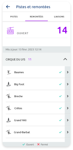 application ski remontees mecaniques