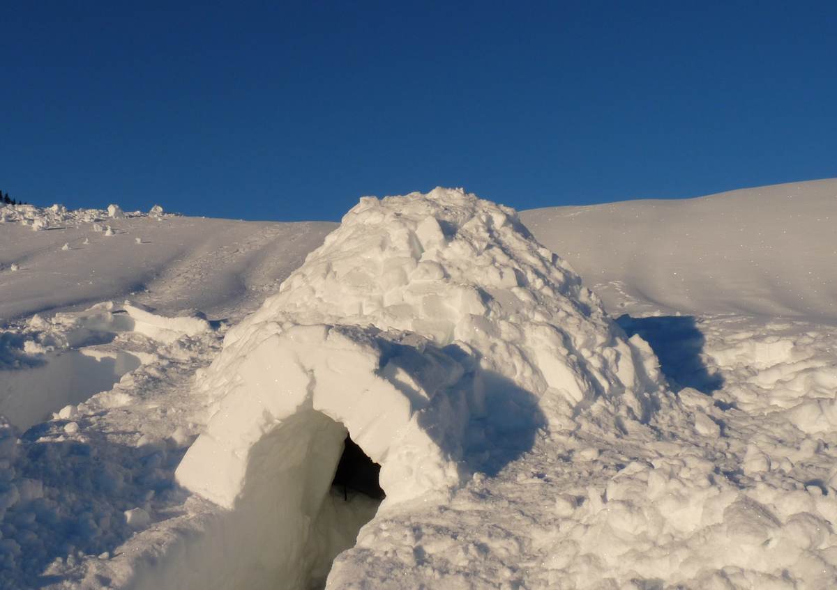 Construction d'igloo