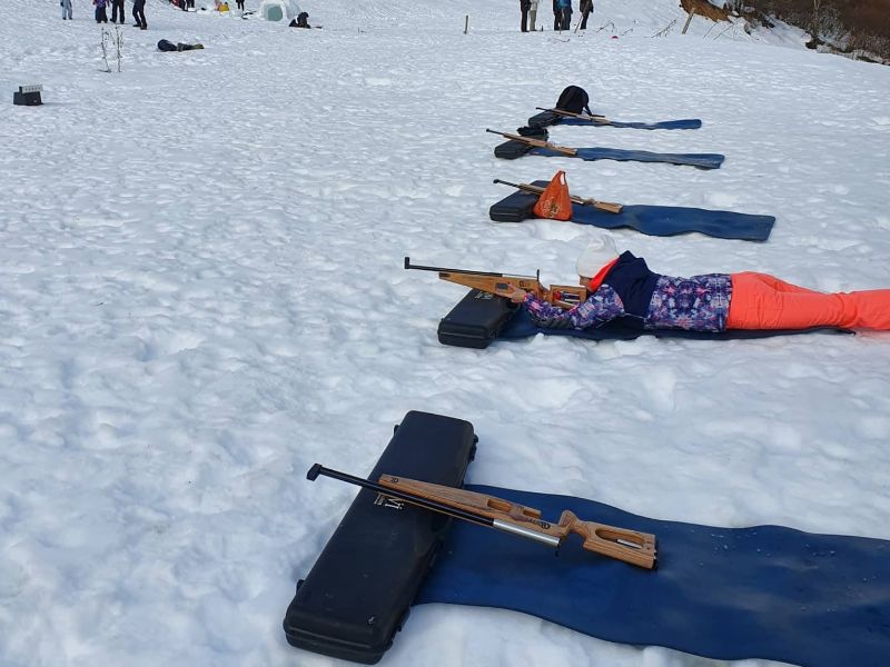 Biathlon laser