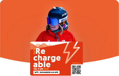 carte rechargeable npy ski pyrénées