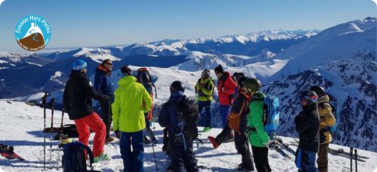 evasion hors piste stage risque avalanche la mongie grand tourmalet