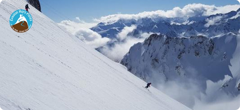 evasion hors piste accompagné la mongie grand tourmalet