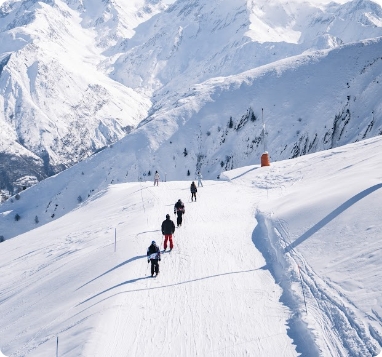 luz-ardiden-famille-rando-hiver