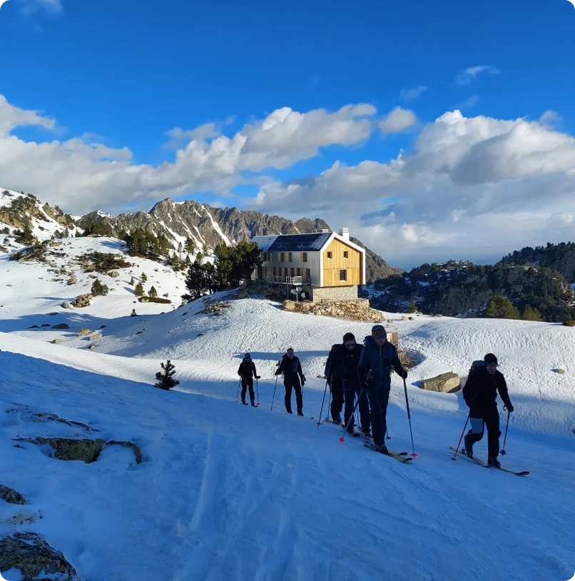 Départ du refuge