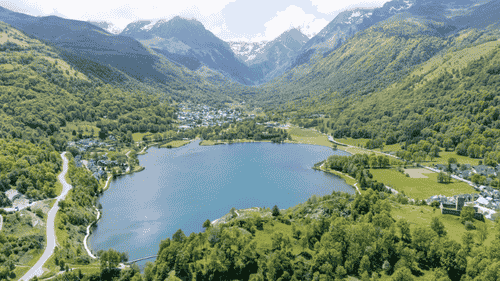 village de Loudenvielle dans les Pyrénées