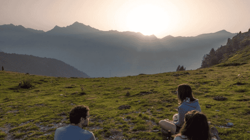 Lever de soleil au col de riou