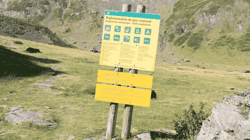 Navigation et sécurité en randonnée, parc national