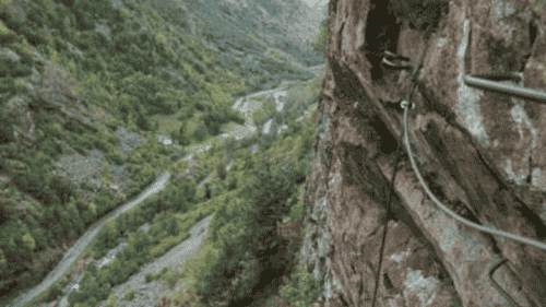 Parcours via ferrata à Gavarnie