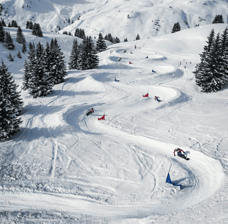 Tracé Banked Slalom à La Pierre Saint-Martin