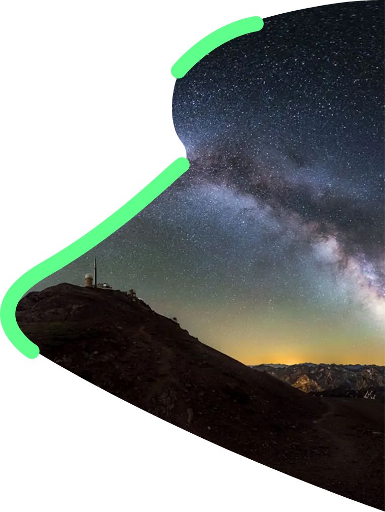 raquettes sous les étoiles