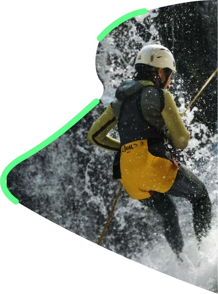 canyoning en été à gourette n'py