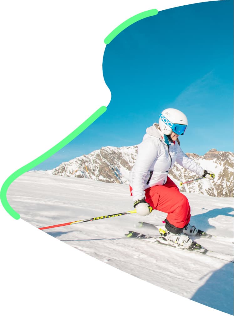Skieur piau engaly forfait 
