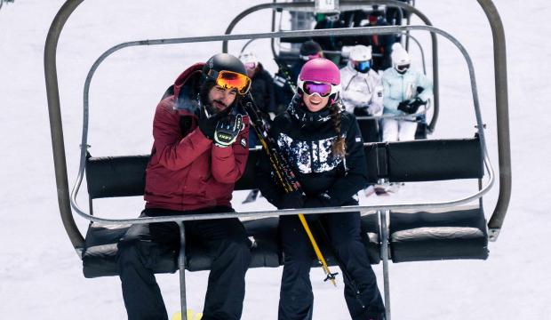 ski en amoureux