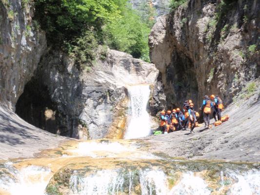 canyoning en été à cauterets n'py canyoning en été à cauterets n'py