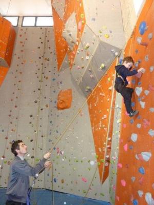 escalade en salle à luz-ardiden n'py