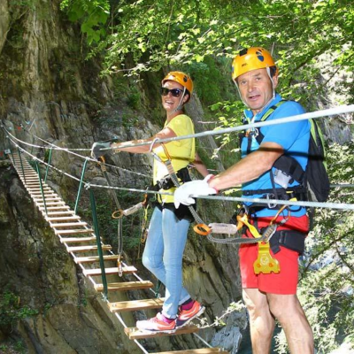 Tyrolienne Luz ardiden