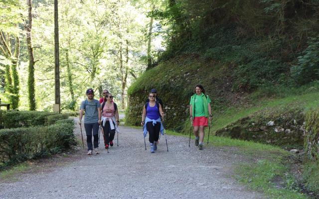 marche nordique en été à gourette n'py