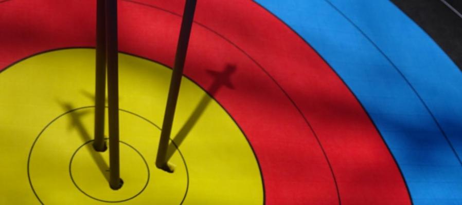 cible tir à l'arc à luz-ardiden n'py