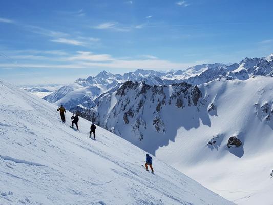 Descente freeride du Pic du Midi - Evasion Hors Pistes